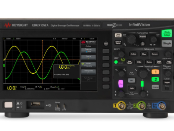 EDUX1052A Oscilloscope: 50 MHz, 2 analog channels