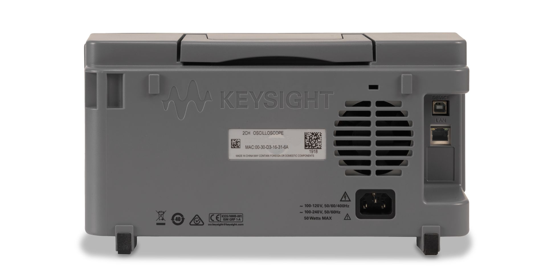 EDUX1052G Oscilloscope: 50 MHz, 2 Analog Channels, with a Built-in Waveform Generator - Image 6
