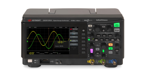 DSOX1202A Oscilloscope: 70/100/200 MHz, 2 Analog Channels — изображение 2