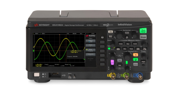 EDUX1052A Oscilloscope: 50 MHz, 2 analog channels - 图片 2