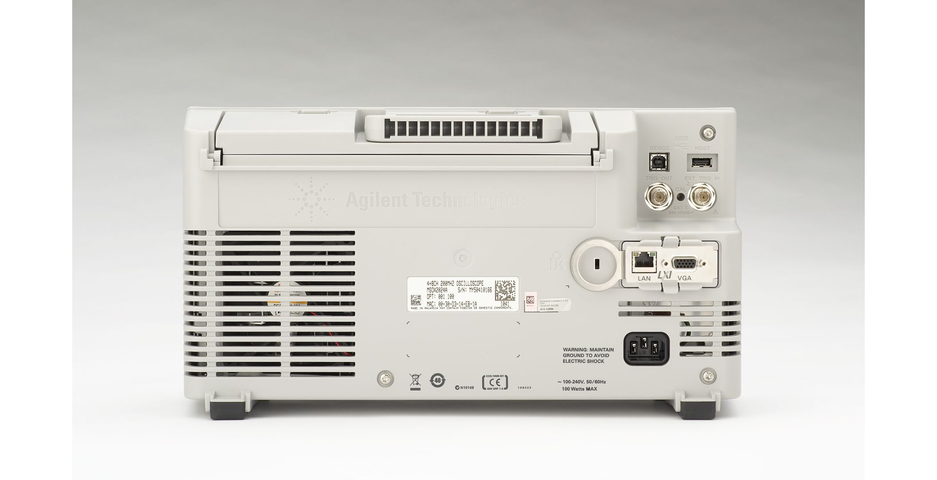 MSOX2002A Mixed Signal Oscilloscope: 70 MHz, 2 Analog Plus 8 Digital Channels - Image 6